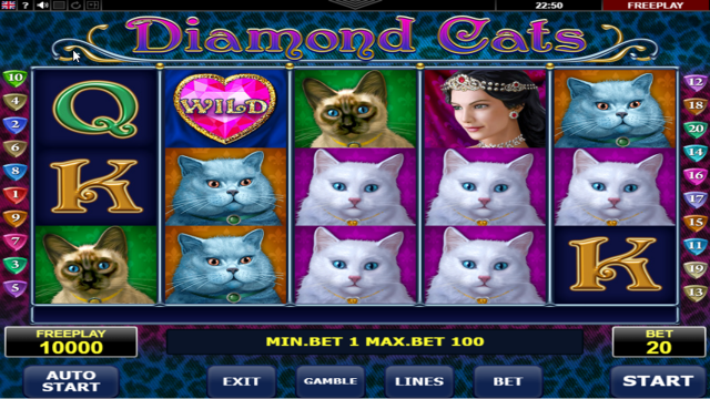 Игровой интерфейс Diamond Cats 5